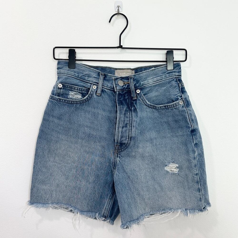 Everlane The Way-High Jean Short Cutoff High Waist size 25